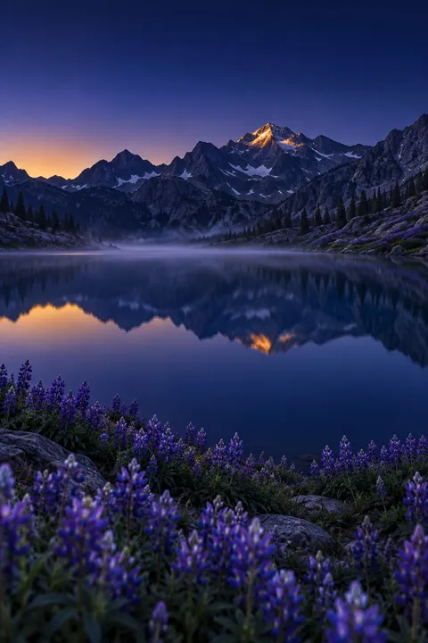 Lupine Tarn Sway: lyric video Look, Nature category