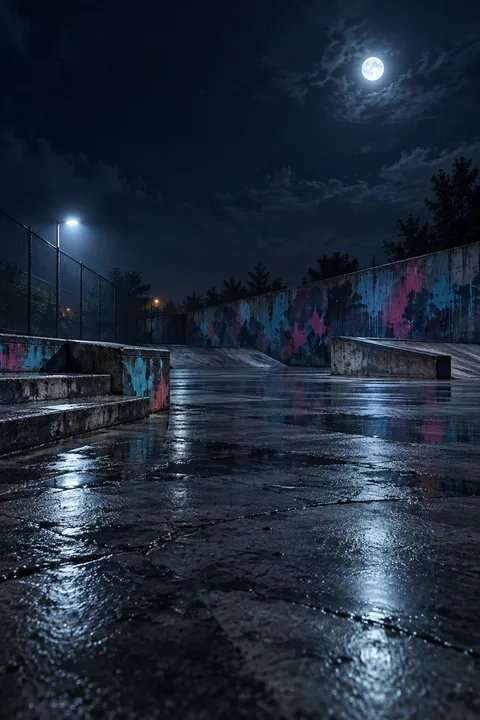 Moonwashed Plaza: lyric video Look, Street category