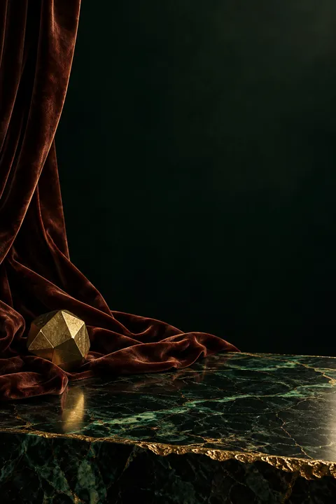 Malachite Gilt Salon: lyric video Look, Luxury category
