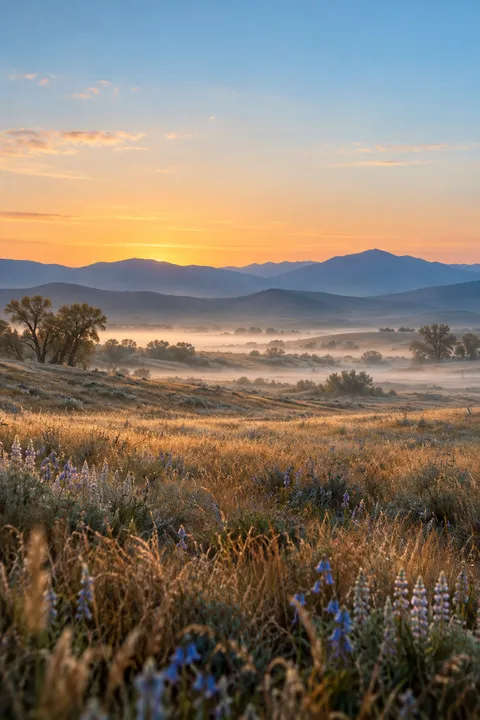 Foothill Bluebell Morning: lyric video Look, Nature category