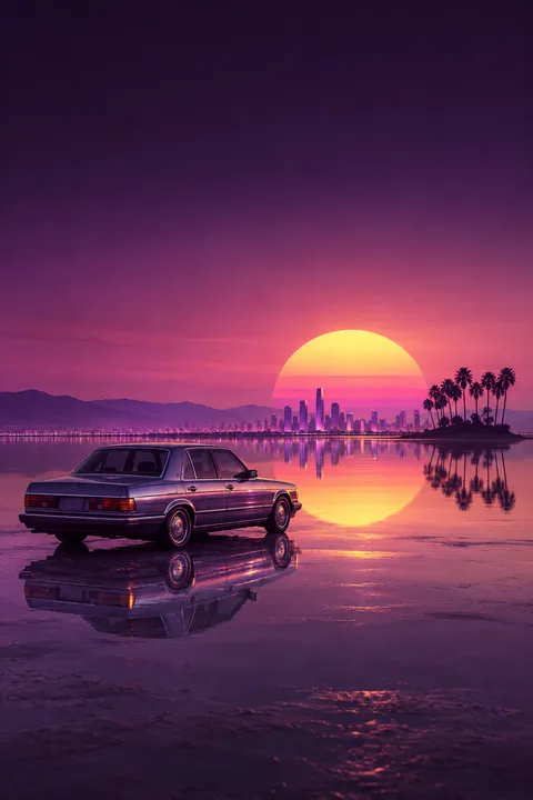 Saltflat Citron Mirage: lyric video Look, Synthwave category