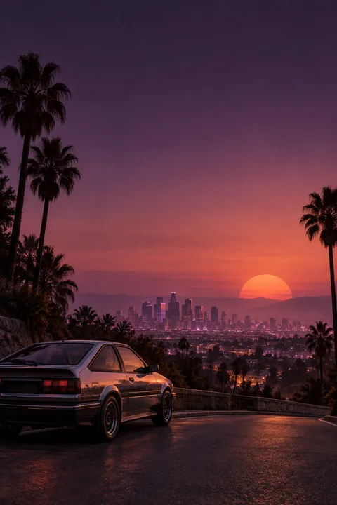 Cortado Hillcrest Idle: lyric video Look, Synthwave category