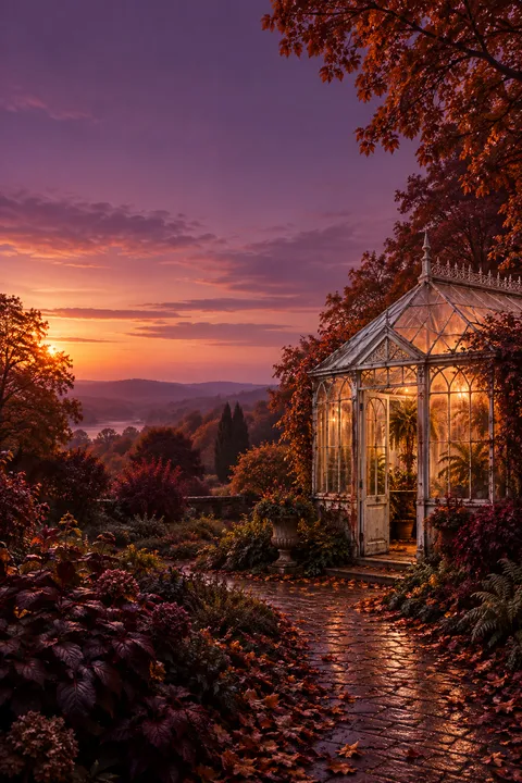 Damson Glasshouse Glow: lyric video Look, Fall category