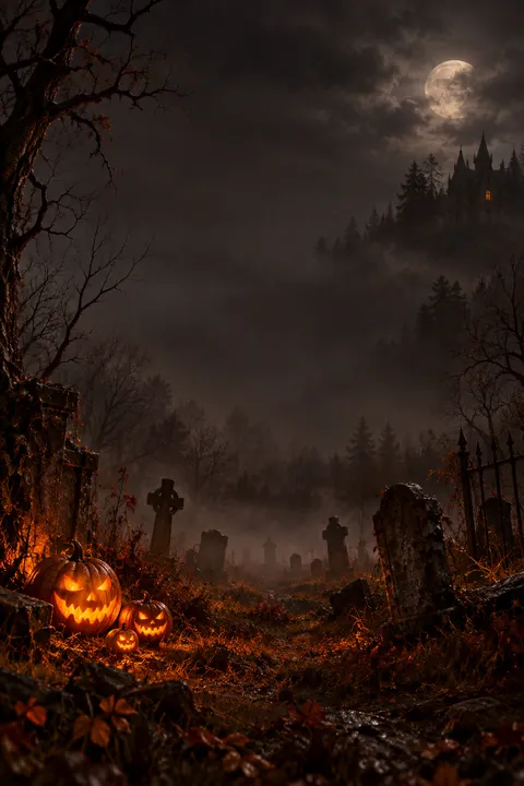 Lantern Graveyard: lyric video Look, Halloween category