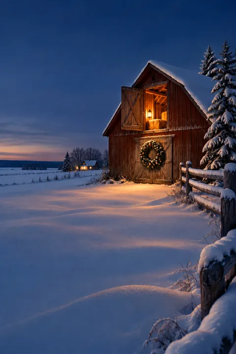 Hayloft Evergreen Waltz: lyric video Look, Christmas category