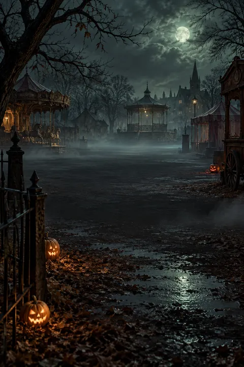 Morrow Fairground: lyric video Look, Halloween category