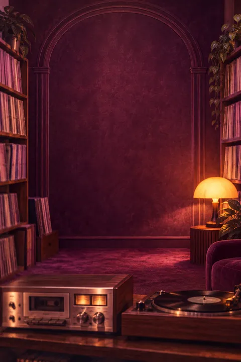 Plum Turntable Parlor: lyric video Look, Retro category